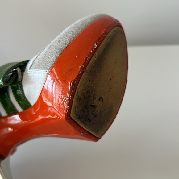 Dsquared2 Leather Sneaker Heels Size US8/ EU 38 - Picture 8 of 10